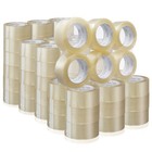 72 Rolls Carton Sealing Clear Packing Tape Box Shipping- 1 8 Mil 2  X 110 Yards
