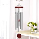 28  Wind Chimes Large Deep Tone Chapel Bells 6 Tubes Outdoor Garden Home Decor