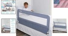 54    Hideaway Bed Rail - Tall 20    Toddler Safety Barrier For All Bed Sizes