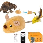Remote Control Mouse Toy 2024 New Remote Control Cat Toys Mice Electronic Moving