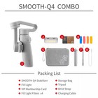 Zhiyun Smooth Q4 Combo Phone Gimbal Stabilizer Smartphone Gimbal W  Fill Light