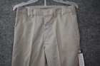 Dickies School Wear Boys 18 Rg Gray Pants 26x30 Flat Front Straight Leg Uniform