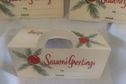 New Collectible Vintage Set Of 3 Seasons Greetings Hanging Gift Tags