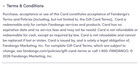 Fandango Gift Card  25  read Description 
