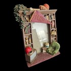 Vintage Sports Fan Picture Frame Football Basketball Baseball Chair Tv Shelf