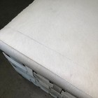 Arteriors Home Elis Bench White Hair On Hide Rose Gold Steel Frame  