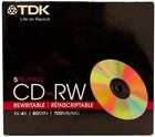 5 Tdk Cd-rw 8x-12x 80min 700mb  logo On Top    1-3 Days
