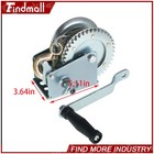 Findmall 1500lbs Adjustable Two-way Hand Winch Boat Winch With 10m  32ft  Cable