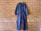 Vintage British Navy Cotton Work Coveralls Cinchback Belt 60s 50s Nigel Cabourn