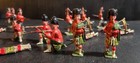 Britains Toy Soldiers Vintage 1950s Gordon Highlanders W rifles Lead Set Of 21