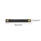 20pcs Black light Brown Leather Cable Strap Cable Ties For Cord
