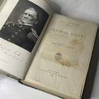 1894 Antique Military Memoir General Scott Warren Public Library Stamp 1876
