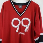 Reasons 99 Proof Brand Red Black Promotional Hockey Jersey Men s Xl Arrowear