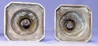 Pair Of Antique 19th Century English Solid Brass Candlestick Holders 8   