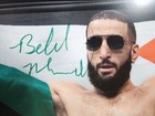 Auto Belal Muhammad Signed Mma Ufc 11x14 Photo Bas Beckett Witnessed Autograph 