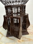 Vintage Large Ornate Taj Mahal Bird Cage Dome Top Stunning 