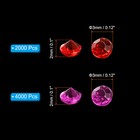 4000pcs Rose Red   2000pcs Red 3mm Acrylic Wedding Diamonds Confetti