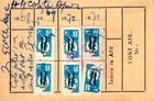 Romania  1968  Philatelist Association Member Card Afr - Revenue Fiscal Stamps