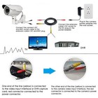 65ft Bnc Video And Power Cable Wire Cord W  Connector For Cctv Security Camera