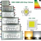 Led Driver Cob Chip 10w 20 50 70 100w Transformer Power Supply Lights Waterproof