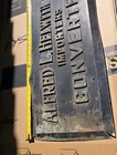 Large Copper Metal Bronz  Iron Plaque Sign Importers Converters Alfred Helwith 