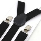 Heavy Duty Elastic Suspenders For Men Trouser Pants Braces Strap Work Belt Us