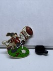Goofy Kicking Free-d Football  Pin Pursuit Map  Big Pin Game Disney Pin 12327