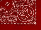 Vintage Nos Hav-a-hank Burgundy Red Paisley Bandana   Made In Usa