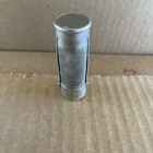 Antique 1900 s Nickel Brass Match Box Tube  marble s  By Gladstone Michigan Usa