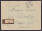 Austria 1923  Registered Cover From Vienna To Germany