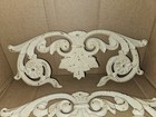 Vintage Cast Iron Pediment Wall Art 12  Wide 5     Tall