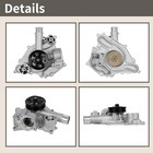 Water Pump With Gasket Fit For 300  Challenger charger durango  Grand Cherokee