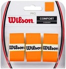 Orange Pro Overgrip Burn Tennis Grips  3-pack For Enhanced Comfort   Control
