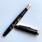 Platinum Makie  3776  Century Fountain Pen  M Medium Nib14k Crane Old Model Rare