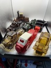 Lot Of 7 Vintage Avon Car Bottle Decanters Glass Plastic Classic Cars