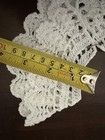 Vintage Handmade Lace Crochet Collar Cream Scalloped Lace Crocheted Beautiful 