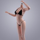 Ant 1 6 Female Mid Bust Pale Skin Flexible Seamless Doll Body 12  Action Figure