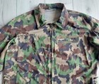 Military Jacket  Taz90 Camouflage  Size Eu 52  Us - Xl  1994  Used  Swiss Army