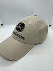 John Deere Khaki Twill 100  Cotton Structured Hat Cap Adult Men s Adjustable