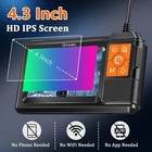 Lcd Industrial Endoscopes 1080p Hd Borescope 4 3inch 8mm Inspection Snake Camera
