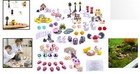 100pcs Fairy Garden Accessories - Whimsical Miniature Resin Animals Kit
