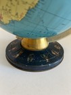 Vintage Metal World Globe Ohio Art Zodiac Sign Base 1950   s
