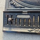 Antique Victorian Hummingbird Cast Iron Summer Fireplace Cover With Vent Rare