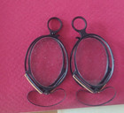 2 Antique Pairs Pince Nez Eyeglasses   Folding   Locking Type