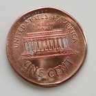 1999 Huge Broad Struck Double Struck On Center Indent Error Penny Uncirculated