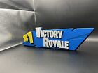 Fortnite Victory Royale Logo Sign Display   3d Wall Desk Shelf Art