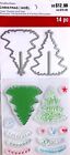 3d Christmas Tree Clear Stamp   Die Set By Recollections 529293 New 