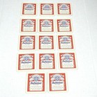 Set Of 15 Bud Beer Budweiser Cardboard Paper Drink Coasters Barware Brewriana