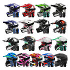 Dot Youth Kids Helmet Dirt Bike Atv Motocross Off-road S m l xl Goggles Gloves