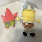 2004 Lot Of 2 Ty Spongebob Squarepants Sleighride   Patrick Star Plush